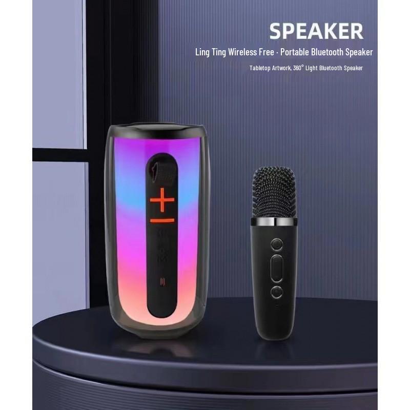 JBL Pulse 6 רמקול בלוטות' אלחוטי גדול עם אפקטי תאורה צבעוניים 360°