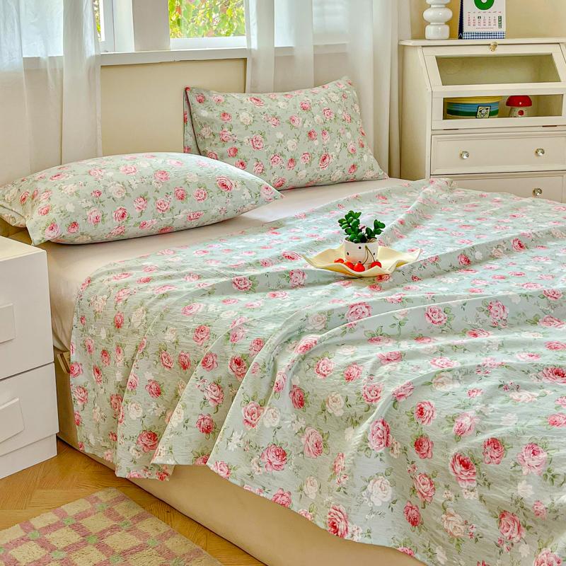 Cotton Bed Flat Sheet for Double Bed Plain Solid Color Top Sheets Single/Queen/King Flat Bedsheets Home Bed Linen Sheets