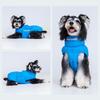 Autumn Winter Warm Thick Lined With Cotton Dog Jacket With Reflective Strap Dog Snow Suit Clothes Waterproof Dog Down Jacket