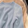 Il Nuovo Stile Autunnale di Maglione Lavorato a Maglia di Alta Gamma, Elegante, a Girocollo, Morbido e a Maniche Lunghe È un Maglione Leggermente Formoso e Snellente per Donne
