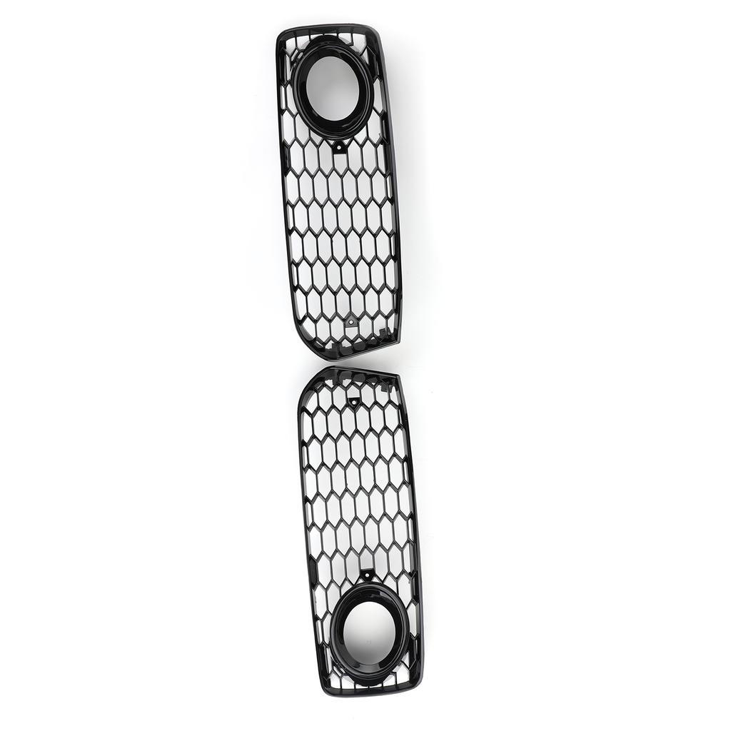 8T0807681B 8T0807682D Pair Fog Light Grill Honeycomb Grille With Trim for A5 S-Line S5 B8 RS5 Style 2008-2012 8T0-807-681-B 8T0-807-682-D