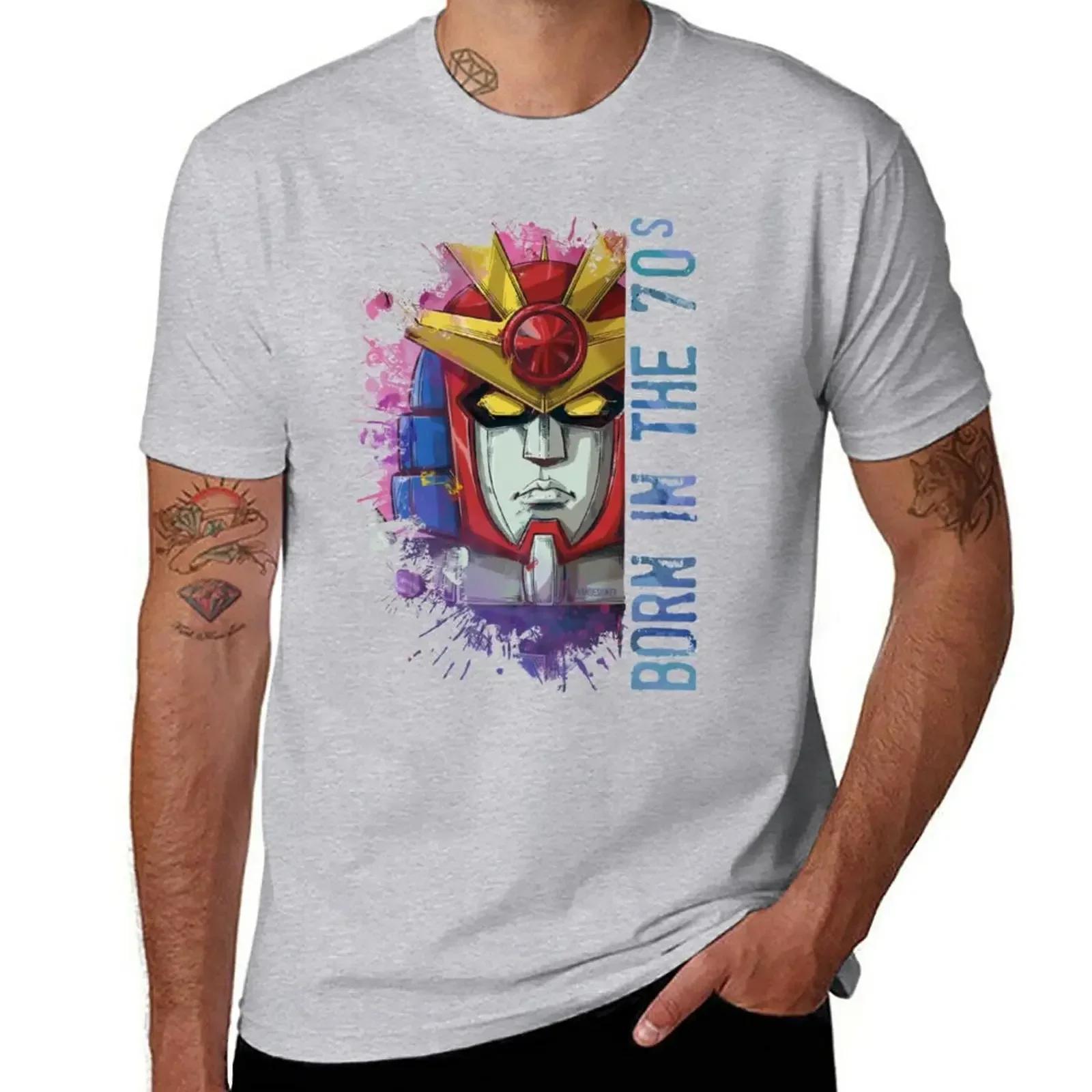 Daitarn 3 Daitan Iii Anime Tshirt Summer Tops Oversized T Shirt Tshirts For Unisex Cotton Born In The Seventies Tshirt S