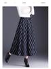 Plaid Pleated A-Line Skirt, Winter 2025 High-Waisted Slimming Style