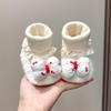 Soft Sole Fleece Baby Shoes and Socks for Autumn/Winter (3-12 Months)
