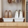 Simple Modern Nordic Style Vertical Economy Slippers Rack Space Organizer Plastic Shoe Cabinet Home Hotel Shoes Holder Storage