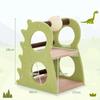 GOPLUS Mini Cat 58cm Dinosaur Cute Cat Cat Cat Cat Play Area Tower, Tall, Freestanding, Design, Tower, Supplies, Toy,