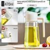 Oil sprayer Kitchen household spray pour two oil sprayer air fryer atomizing oil spray bottle Plastic leakproof oil can pot