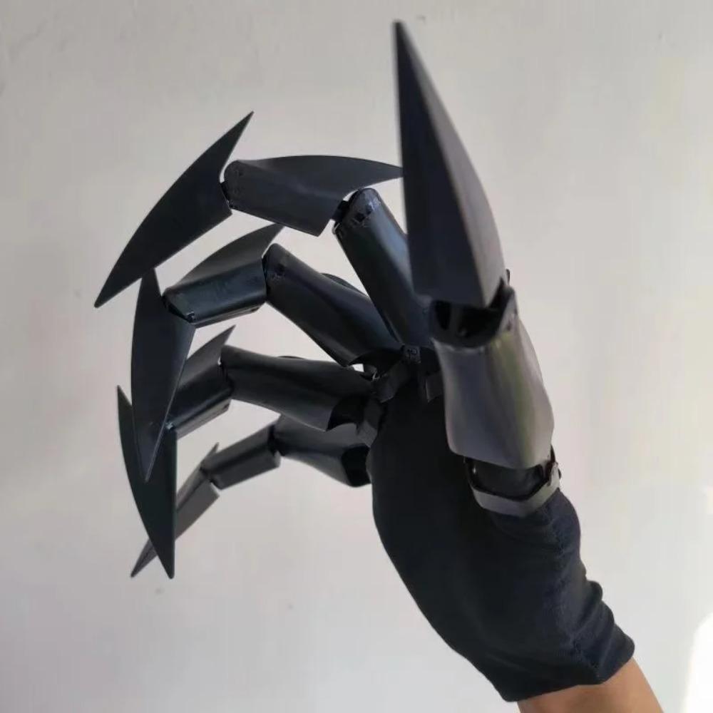 Halloween pinza manipolatrice mobile Nero tecnologia secondaria cos vestire gancio volante artiglio freddo giocattolo anello guerriero oscuro regalo