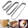 Langlebiges Backwerkzeug Ovales Tiramisu-Formstück Keksstempel Mousse-Ring Kuchenform