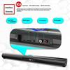 Thin Design Bluetooth-compatible Speaker with Dynamic Ambient Lighting Portable Wall Mountable Soundbar for Home Theater