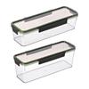 Pasta Container Noodles Box Seal Stackable Food Grade Transparent Food Containers Spaghetti Conatiner for Kitchen Dorms Office