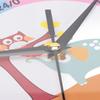 Wall Clock Plastic Cartoon Colorful Quartz Time Learning Hanging Clock for Kid S Bedroom Classroom
