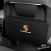 Leather Car Seat Back Anti Kick Cushion Protection Mat Pad For Porsche Panamera Spyder Carrera Macan Boxster Cayman Cayenne 911 HF8