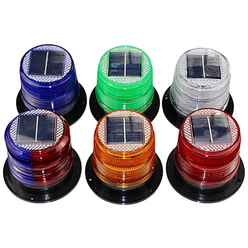 Magnetic Mount LED Solar Strobe Light for Car Roof & Traffic Barriers