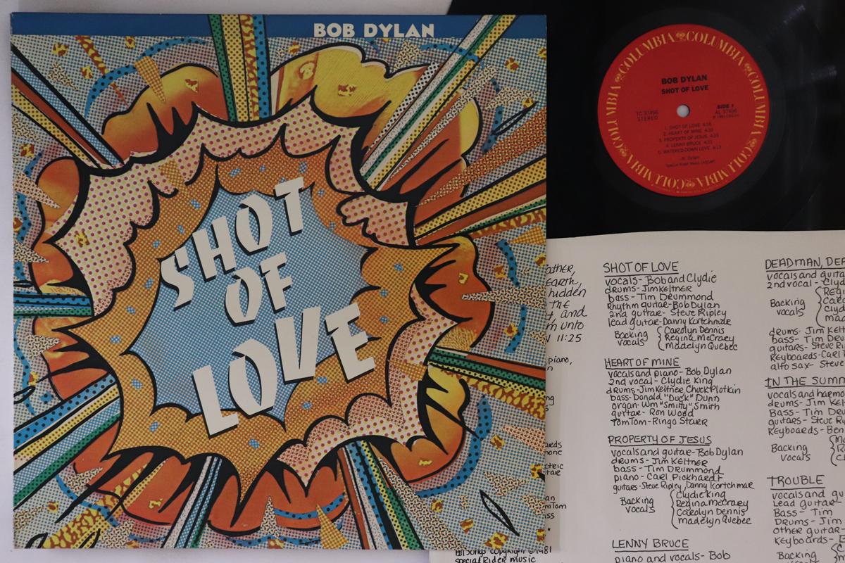 

LP Пластинка БОБ ДИЛАН - Shot Of Love TC37496 COLUMBIA 1981 США Рок Б/У