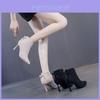 Fashion Lady Butterfly Knot High Heel Ankle Boots For Spring 2024