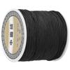Nylon Satin Cord Mandala Crafts Rattail Trim Thread DIY Chinese Knotting Jewelry Making 0.8mm