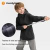 moodytiger Kids Water-Resistant Hooded Fleece-Lined Jacket