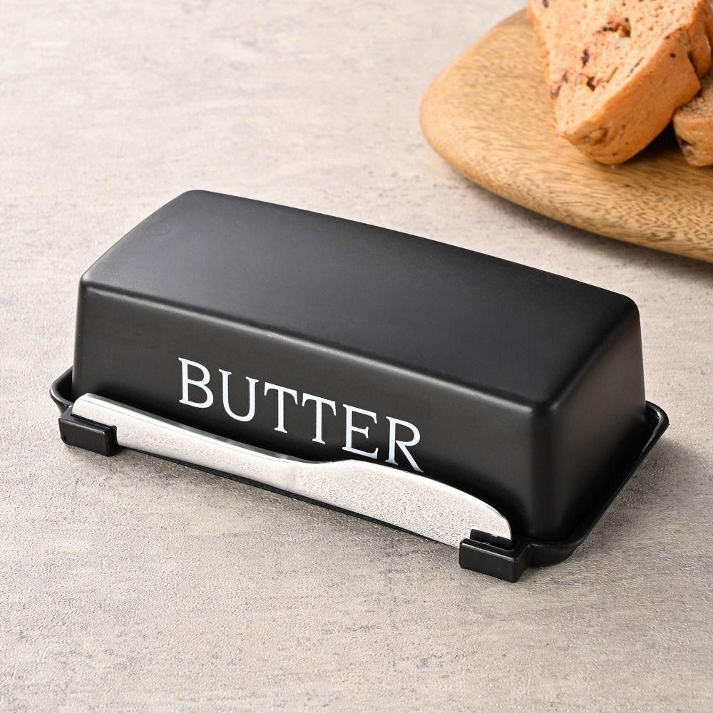 Food Grade Butter Storage Box Sealed Butter Cutter Box Multi-functional Cheese Dish  for Home