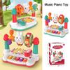 16 In 1 Educational Music Toy Rabbit Baby Piano Toys Cute Rotating Music Piano Keyboard  Toddlers