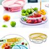 3 Compartment Round Food Storage Container