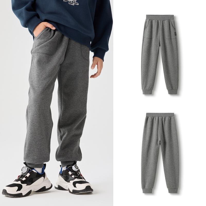 Balabala Kids  Trousers: Autumn & Winter 2024 Style – Trendy Boys  and Girls  Sports Casual Pants 140cm