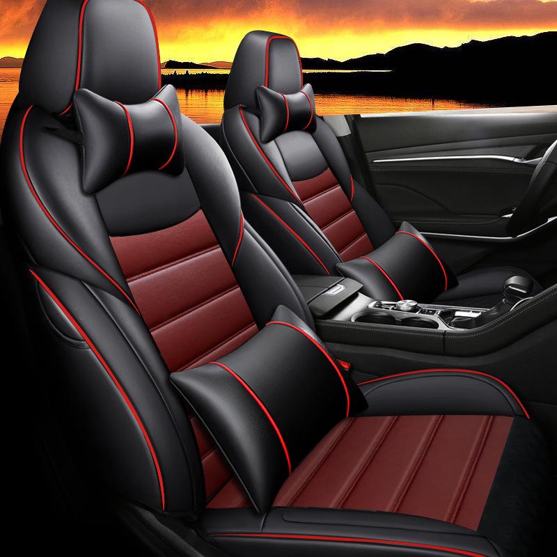 HMGJ Custom Leather Seat Cover for Changan CS75: Full Wrap, Sports Design, All-Season Use