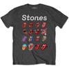 Rolling Stones T-Shirt No Filter Evolution Official Grey New
