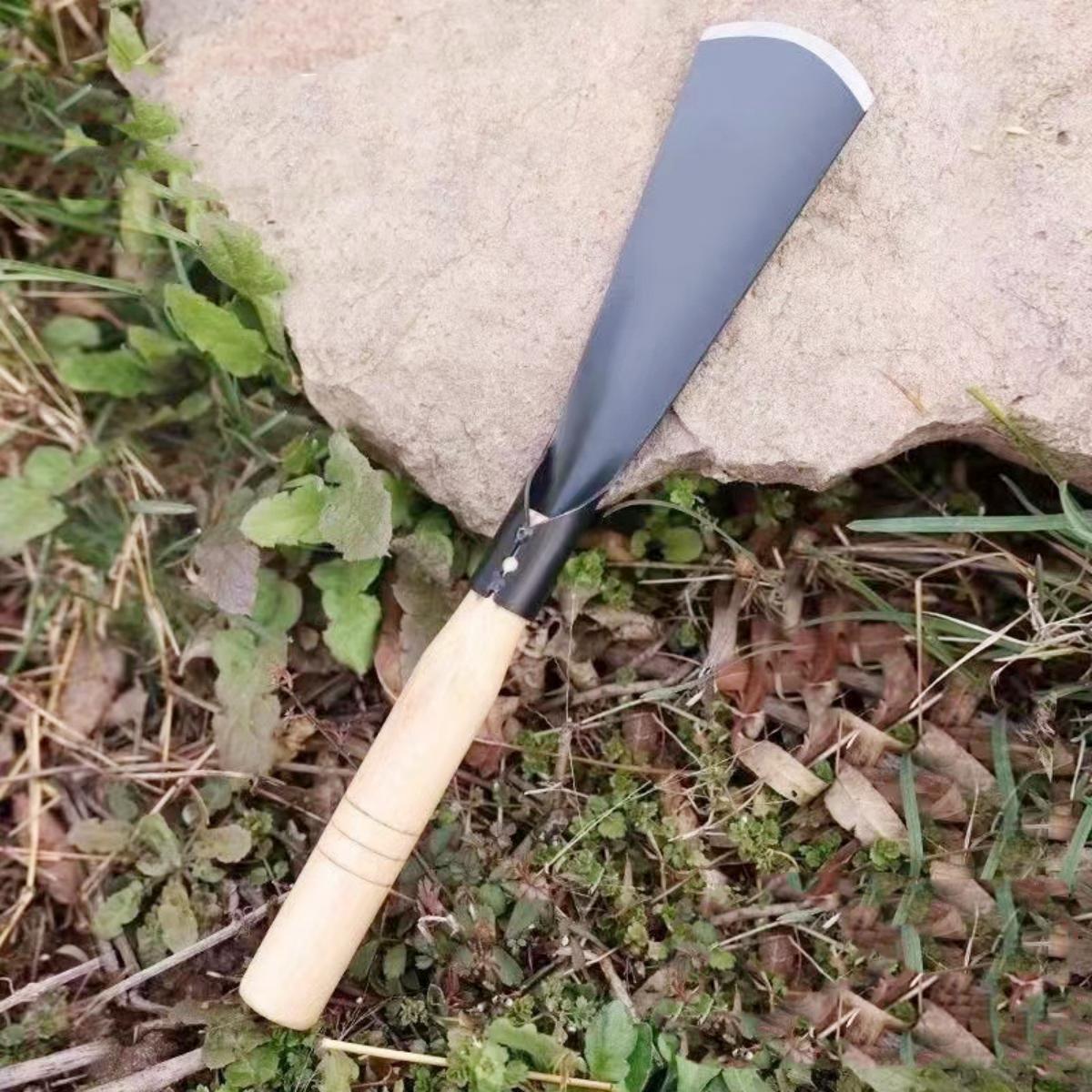

Gardening Shovels Flat-head Sharp-head Manganese Steel Wooden Handle Cultivation Tools Flower Vegetable Planting Weeding Digging