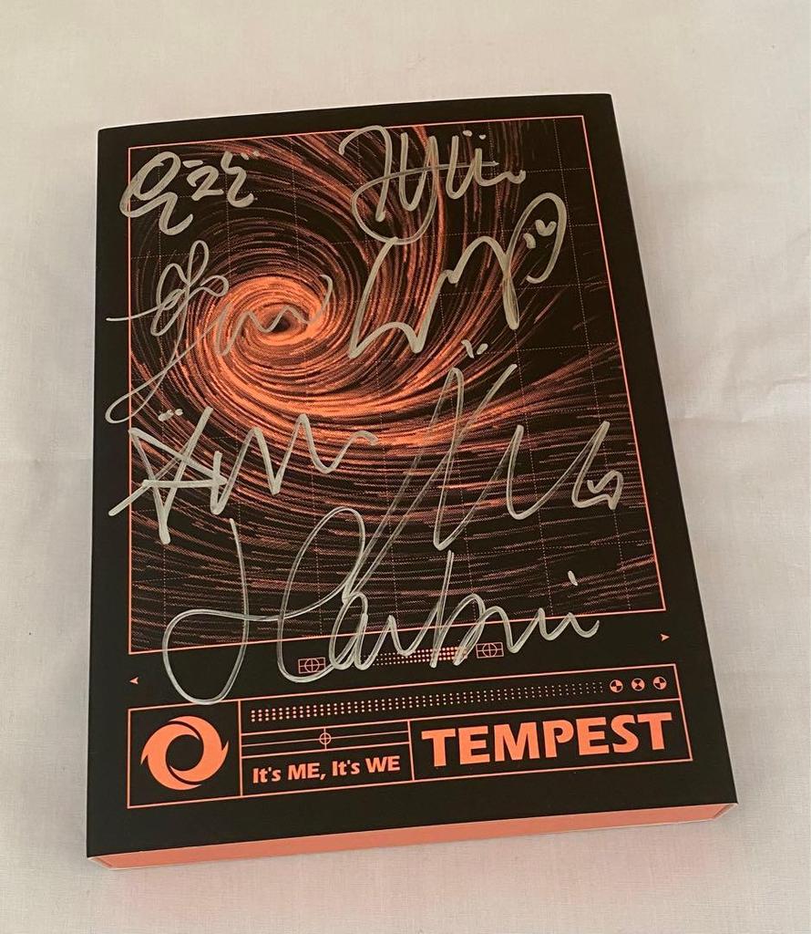 [USED] TEMPEST mwave signed album