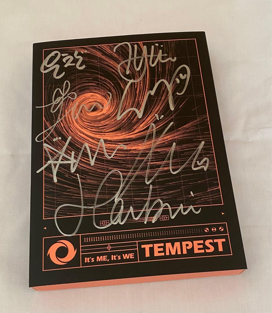 

[USED] TEMPEST mwave signed album