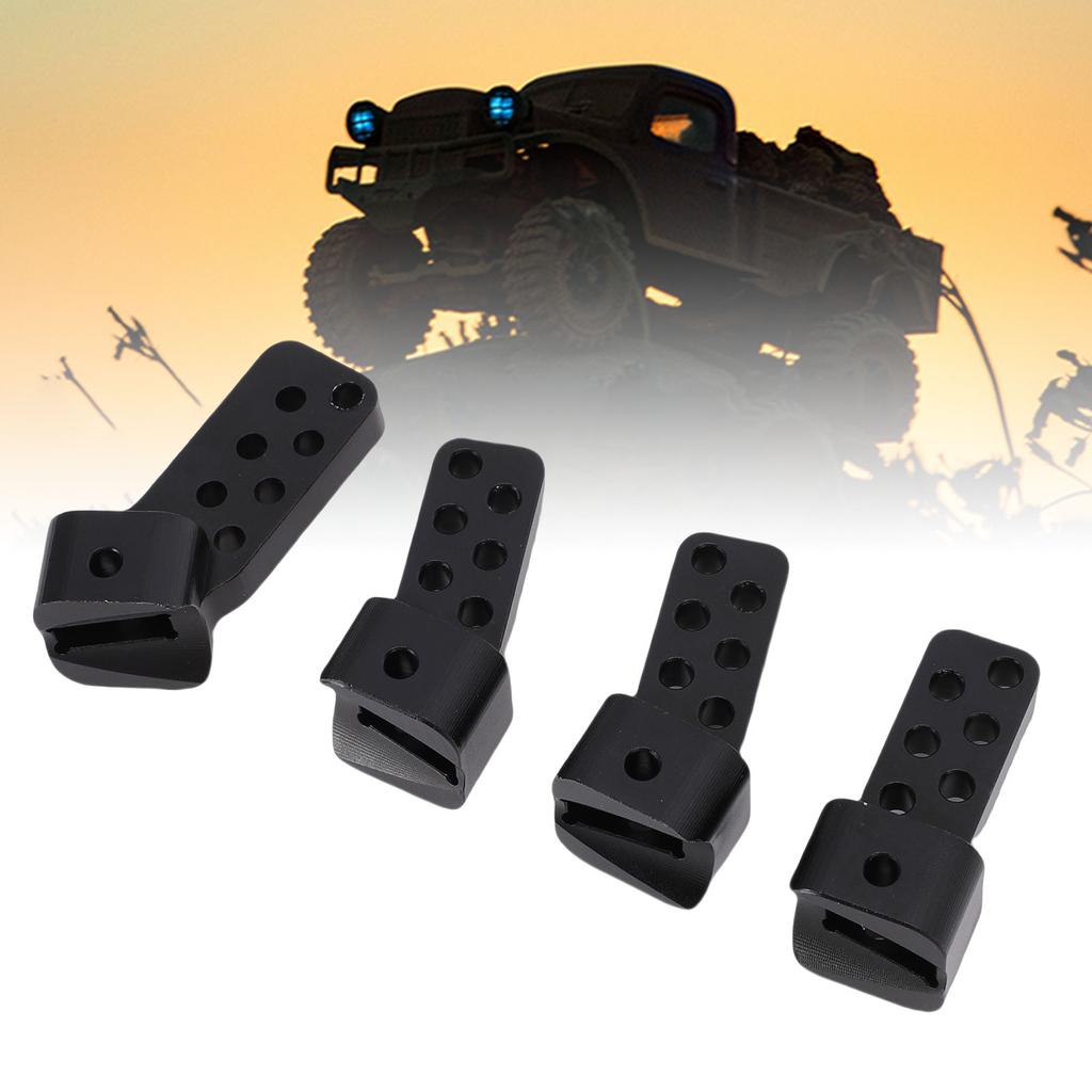 4Pcs RC Link Mounts Fit for SCX10 II AR44 Crawler Rear Axle Anti Squat Mounts Aluminum Alloy