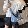 Summer High-value Denim New Fashion Casual Literary Lazy Style Popular Shoulder Messenger Bag Women's Bag