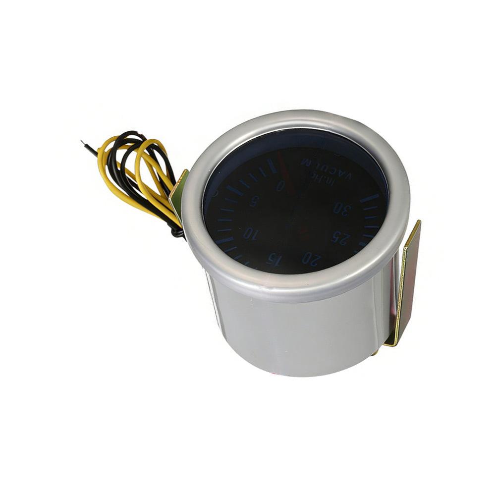 LED Pointer Boost Pressure Gauge 2 Inch Designed for -1 To 2 Bar Turbo Monitoring In For 12V Vehicle Applications