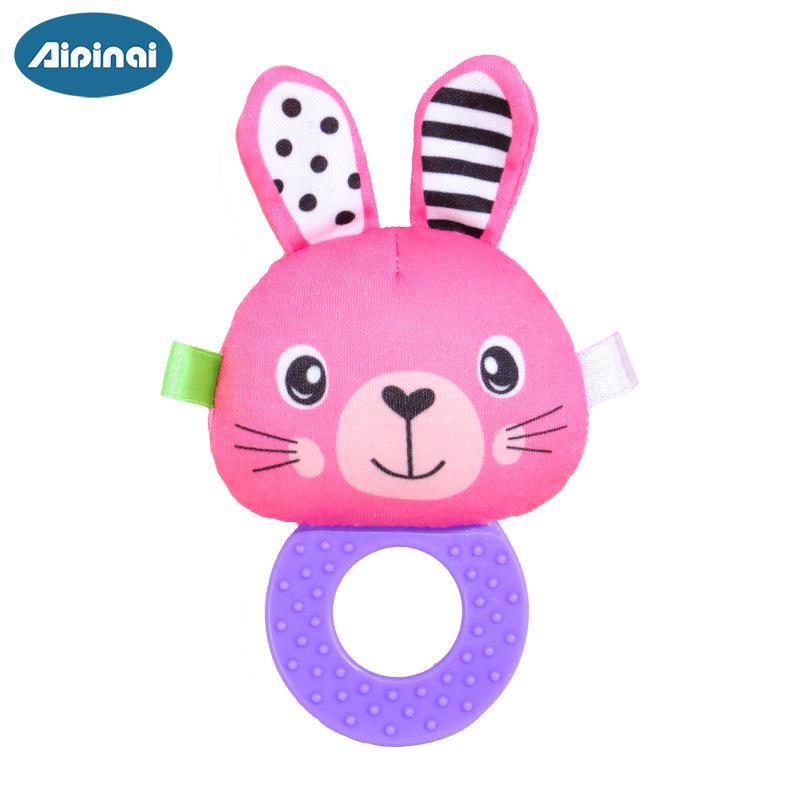 

Детская ручная погремушка и прорезыватель для детей 0-2 лет