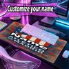 Custom Name Personalized Atletico Madrid Pattern Mousepad, Laptop PC Desk Mat, Decorative Desk Mat for Home Keyboard Pad Gift
