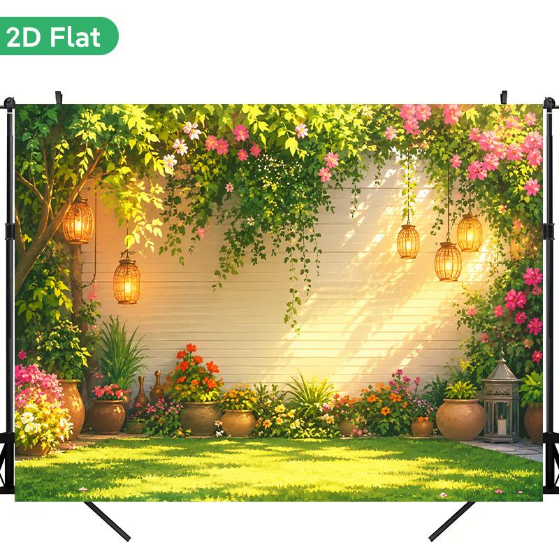 1Pcs Gracious Garden Glow Decoration Background Winter Backdrop Decorations For Photo Studio Photo Booth Christmas Party