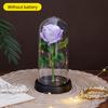 Wedding Birthday Valentine Day Present Eternal Rose Flower Vivid Luminous Ornament For Women Mom Girlfriend Wife Household Decoration