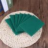 10Pcs Non-Sand Dishwashing Cloth Set Hard Scouring Pads & Non-Stick Oil Sponge for Kitchen Pot Cleaning.