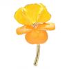 1PC Big Beautiful Flowers Brooches For Women Unisex New Enamel 3-color Charming Plants Wedding Party Brooch Pins