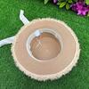 Summer Beach Hat, Wide Brim Straw Sun Hat, Sun Protection Foldable Hat with Ribbon Bow, Women Hat for Outdoor Travel Beach Trips