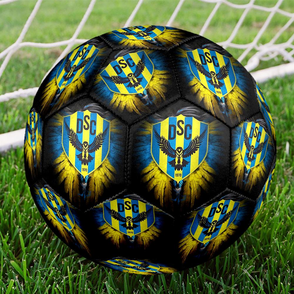 Duhok Sports Club Emblem Size 5 Soccer Ball,Indoor/Outdoor Suitable for Training Matches Tournaments Practice Games Perfect Gift for Fan