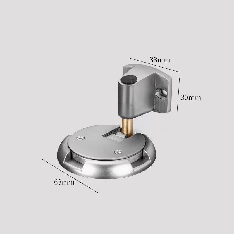 Adesivo a terra in lega di zinco senza foratura fermaporta camera da letto autobloccante anticollisione non magnetico porta invisibile collisione