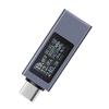 Type-C Cellphone Charging Tester PD Direct Current Voltmeter Power Meter Aluminum Alloy Housing Support 4-30V Voltage 0-12A Current Support Fastchargi