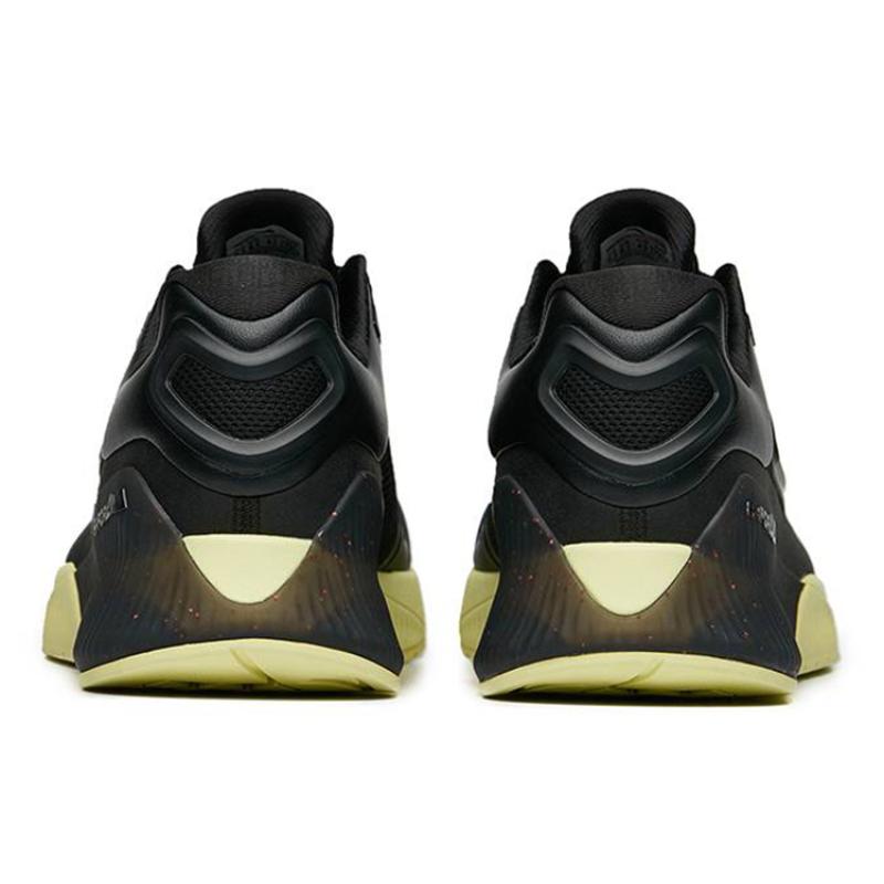 Anta Cushioned Anti-Slip Wear-Resistant Breathable Impact-Resistant Lightweight Low-Top Training Shoes Men's Black Sneakers 112227701A-2