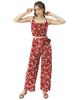 Moomaya Printed Summer Coord Set, 2 Pcs Set Crop Top with Palazzo Women