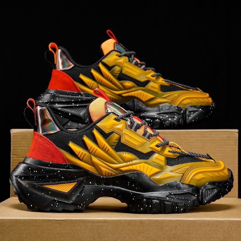 Shoes for Men's Autumn Men's Black Sports and Casual Trendys Added The New