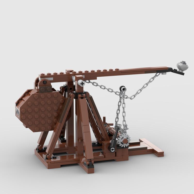 The Medieval Weapons Middle Ages Ballistae Weapon 304PCS Building Blocks MOC-185933 Educational Toys for Children Gifts