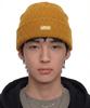 Eondeok Eonteulol Loose Fit Beanie Beanie / Long Tail / Box Logo / D Mustard