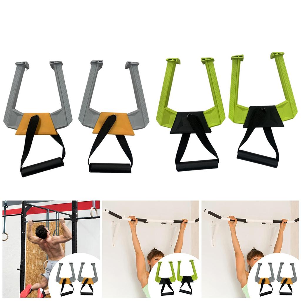 2x Portable Pull up Bar Non Slip Pullup Bar Handles for Hotel Office Workout